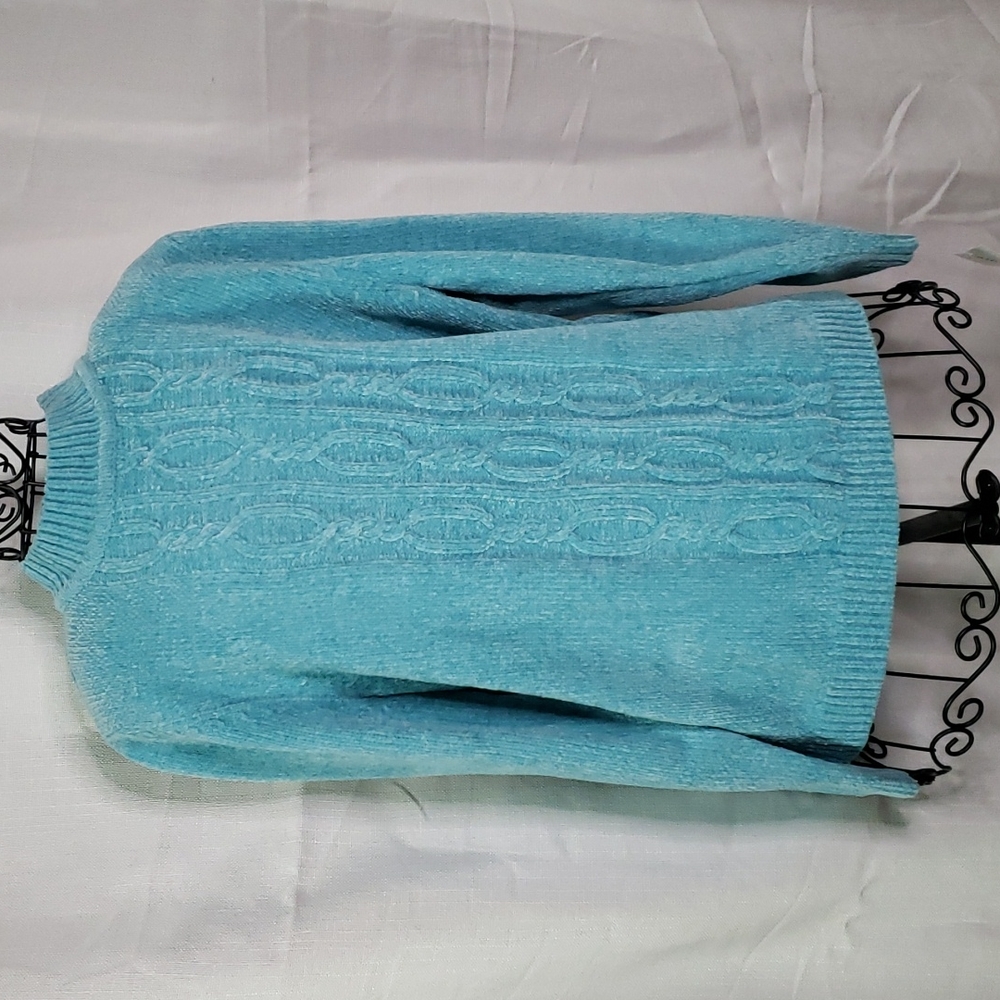 👚ALFRED DUNNER CLASSIC CABLE KNIT SWEATER